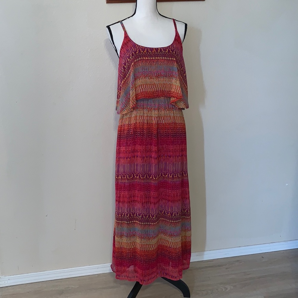 Urban Love Aztec Print boho maxi Summer dress